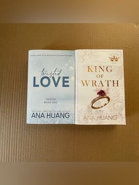Ana Huang Twisted Love and King of Wrath Books Paperback. Good Condition